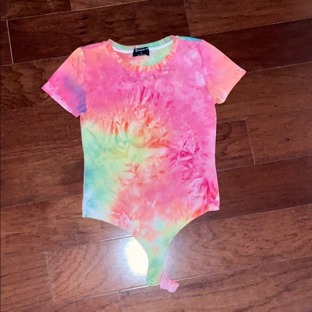 Tie dye bodysuit
